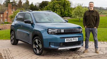 Richard Ingram with the Fiat Grande Panda Hybrid
