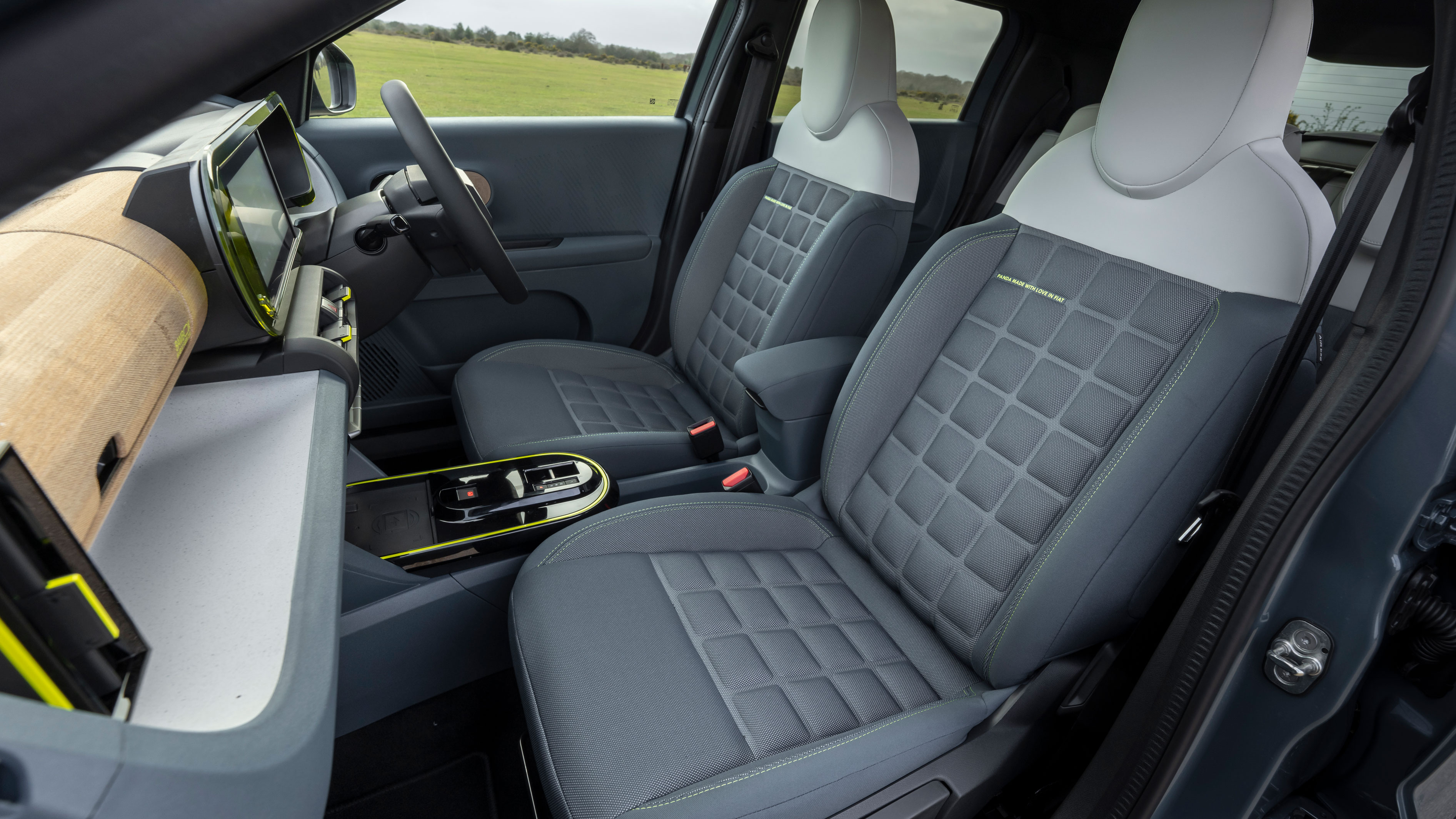 Fiat Grande Panda Hybrid UK - front seats