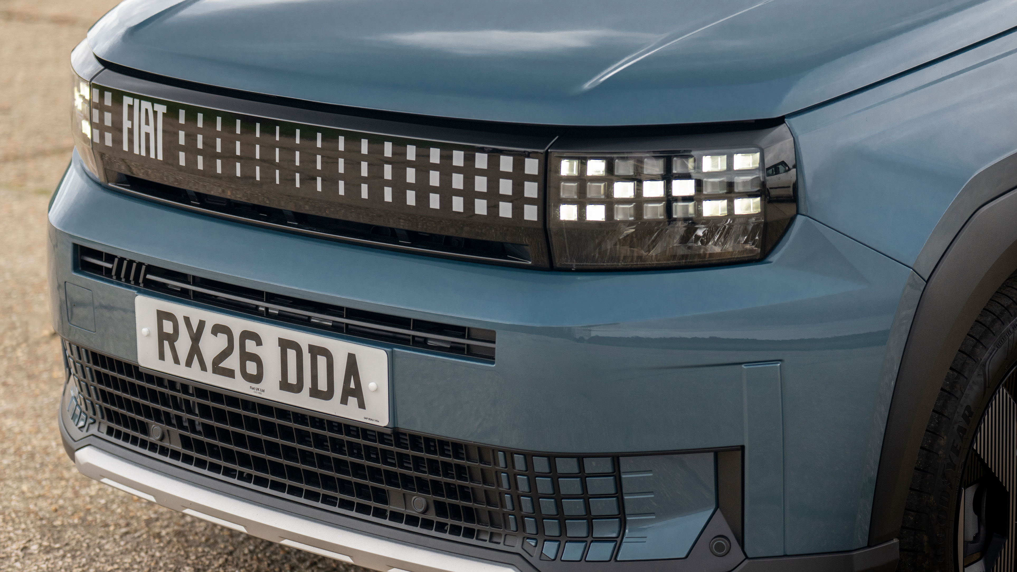 Fiat Grande Panda Hybrid UK - front detail