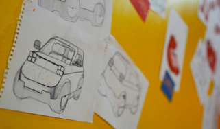 Fiat Pandina drawing board
