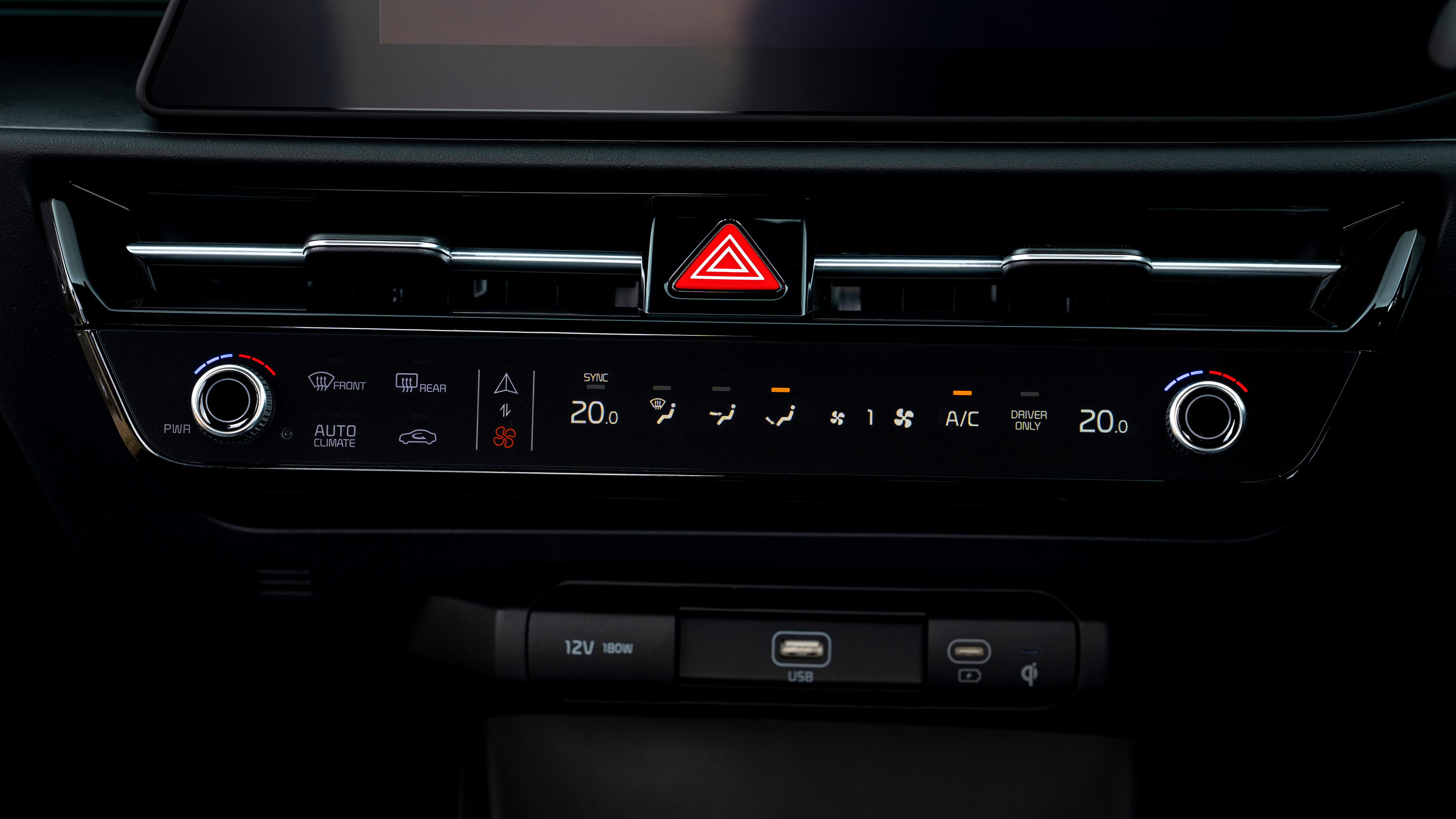 Kia Niro - centre console switchgear