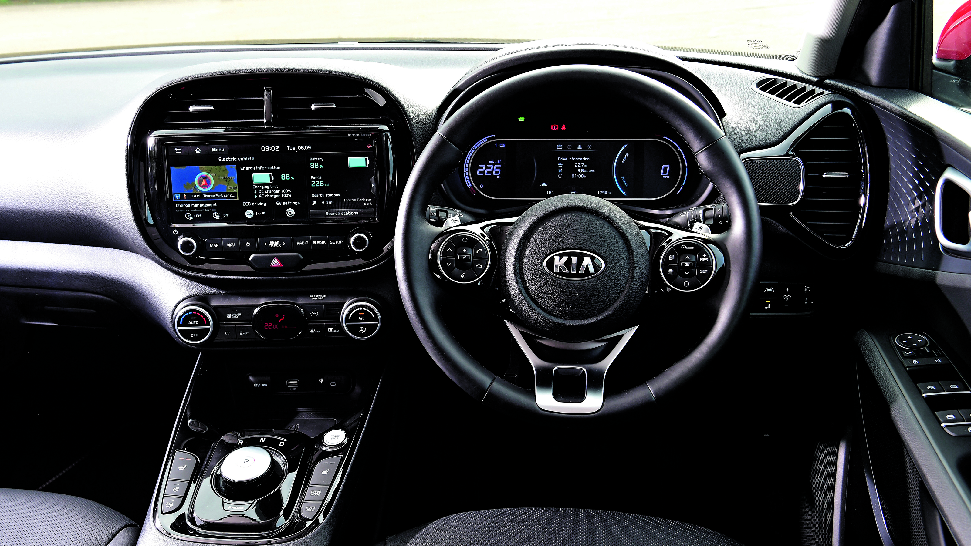 Kia Soul EV Mk3 - interior 