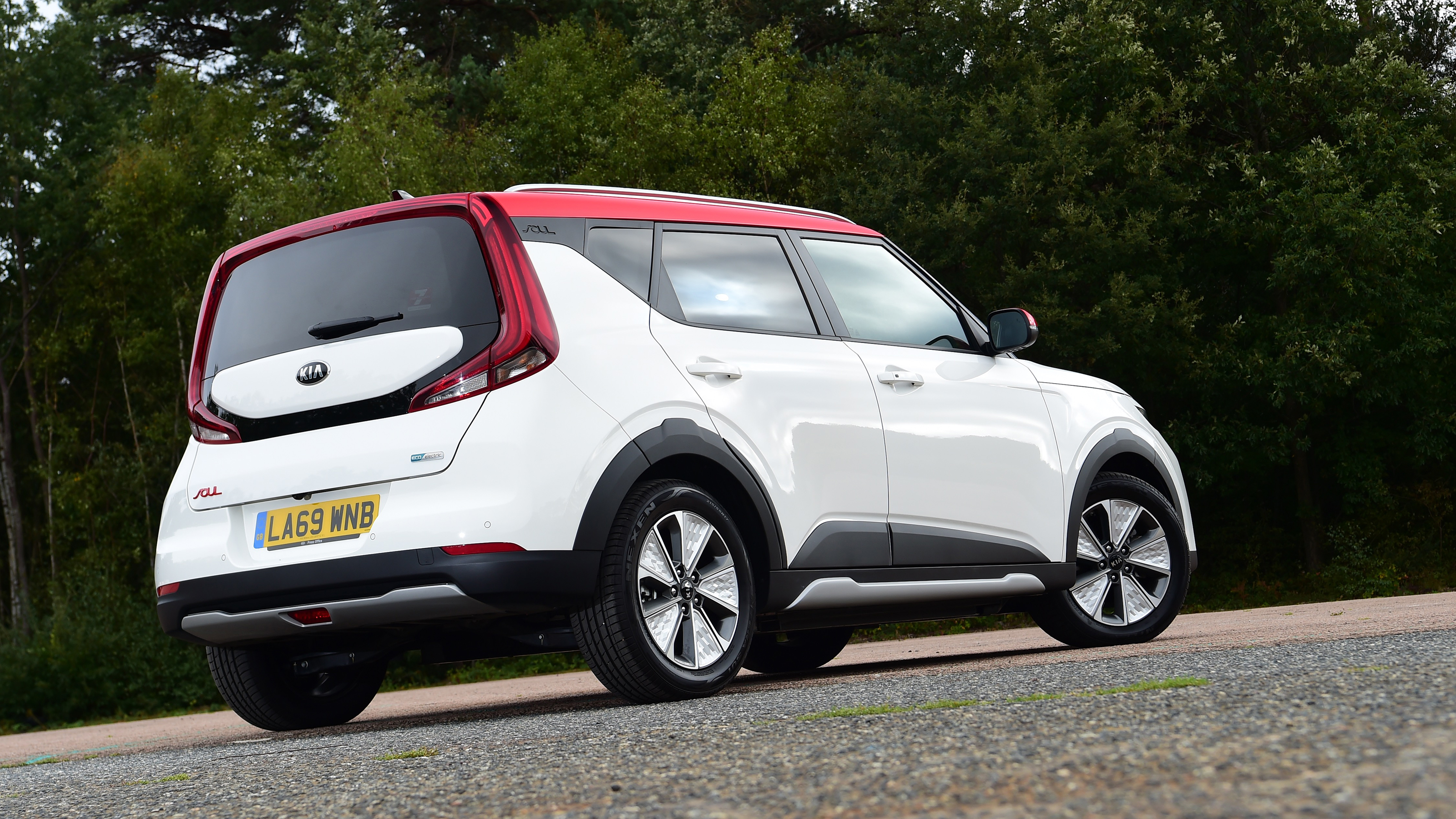 Kia Soul EV Mk3 - rear static 