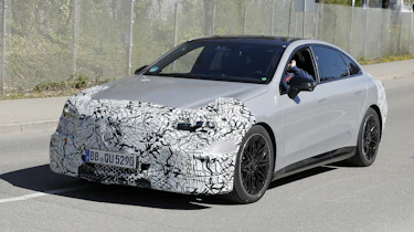 Mercedes C-Class Electric - grey front 3/4