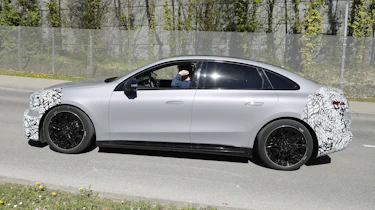 Mercedes C-Class Electric - grey side profile
