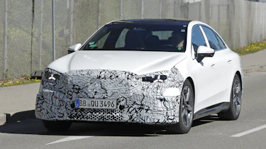 Mercedes C-Class Electric - white front 3/4