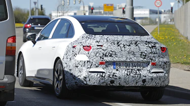 Mercedes C-Class Electric - white rear 3/4
