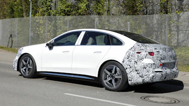 Mercedes C-Class Electric - white rear angled