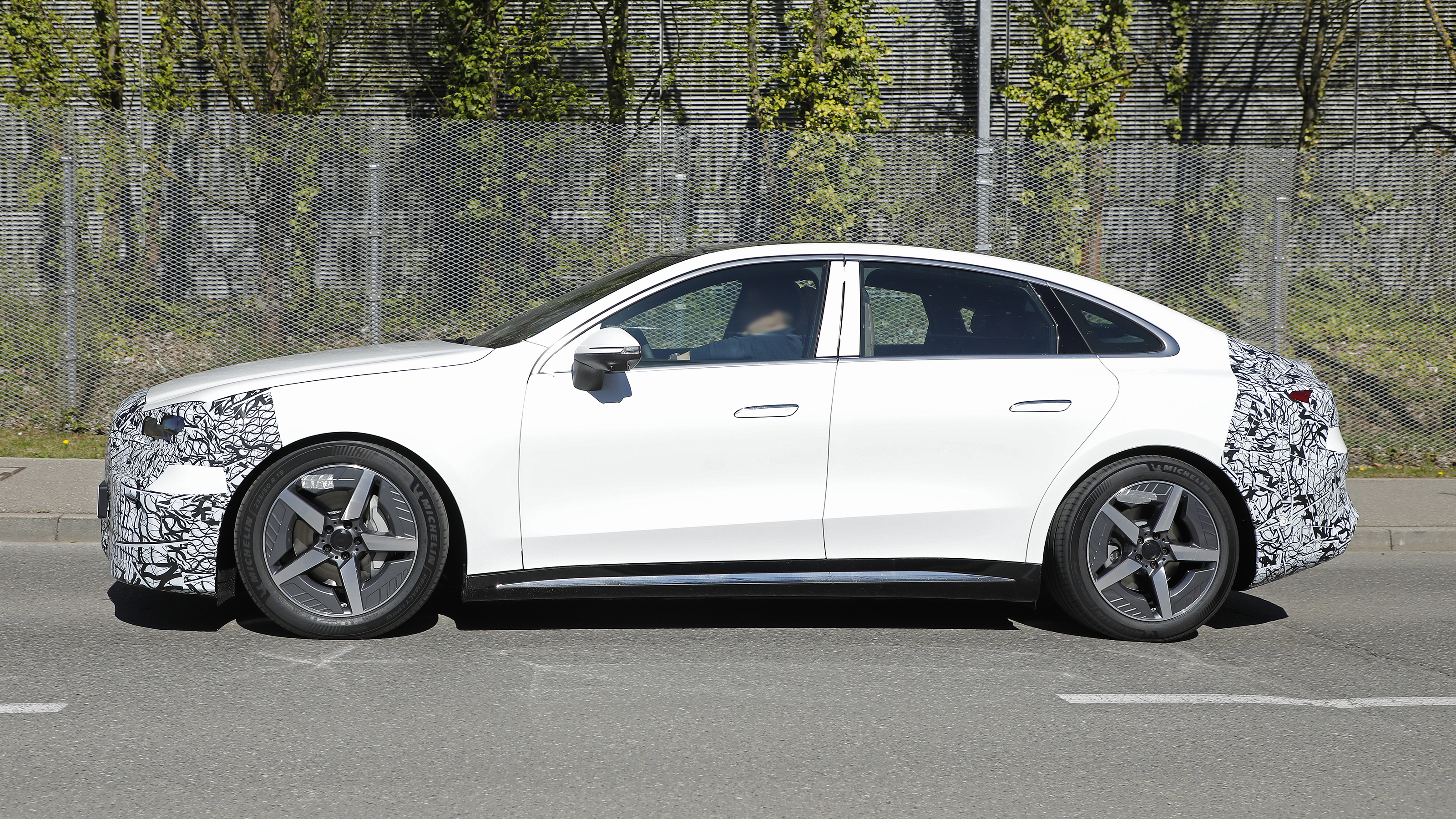 Mercedes C-Class Electric - white side profile