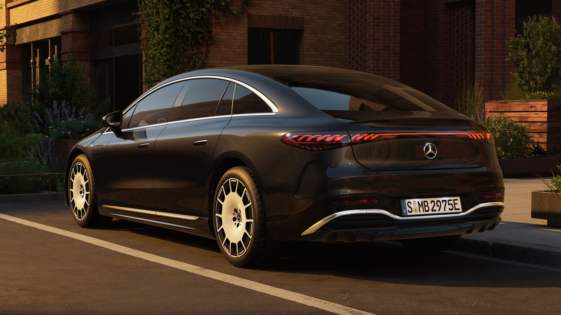 Mercedes EQS facelift - rear