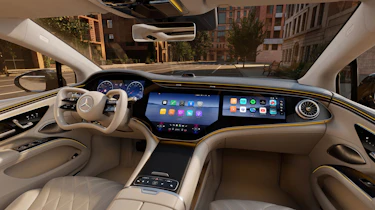 Mercedes EQS facelift - dash