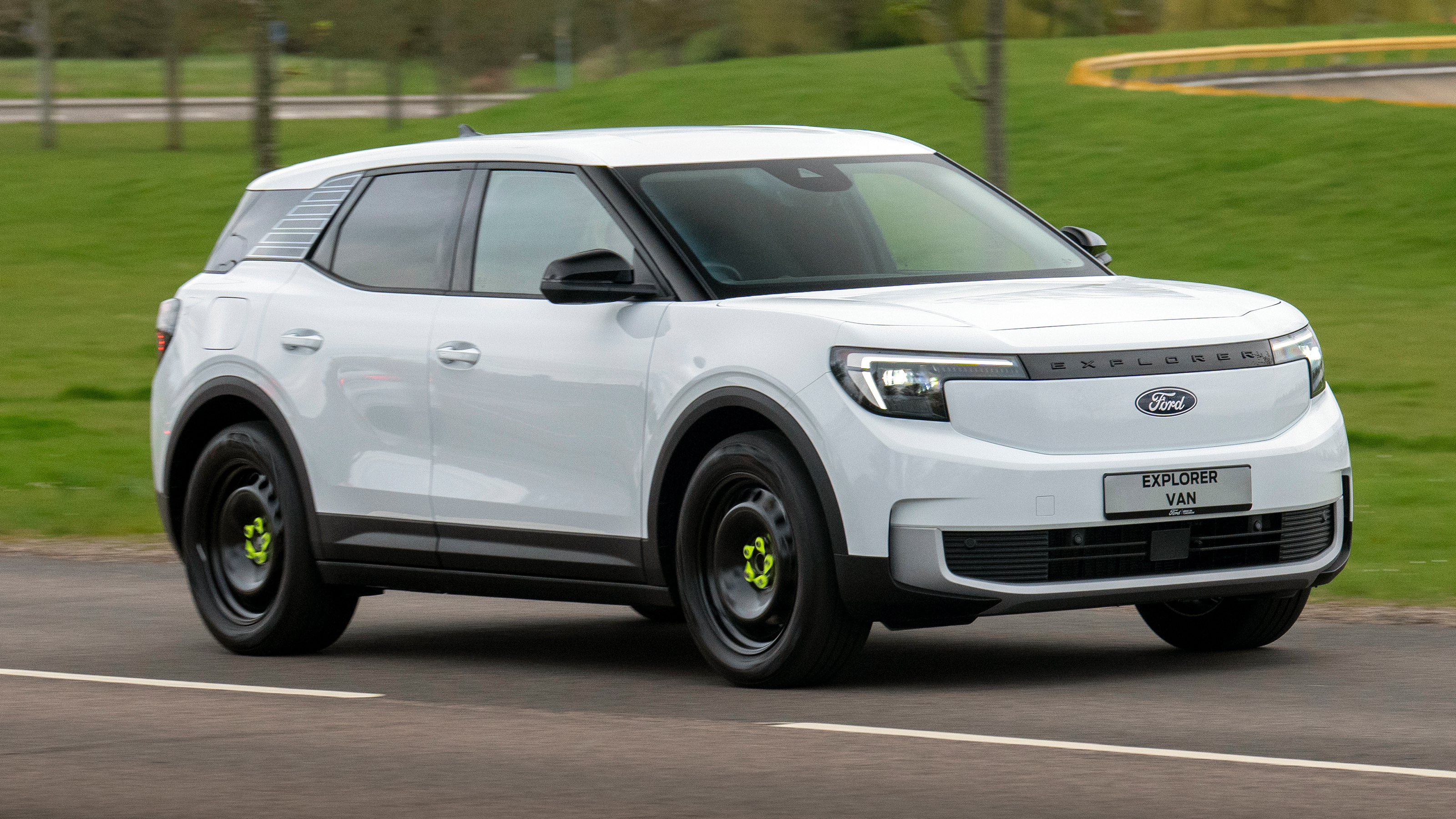 New Ford Explorer Van - front angled
