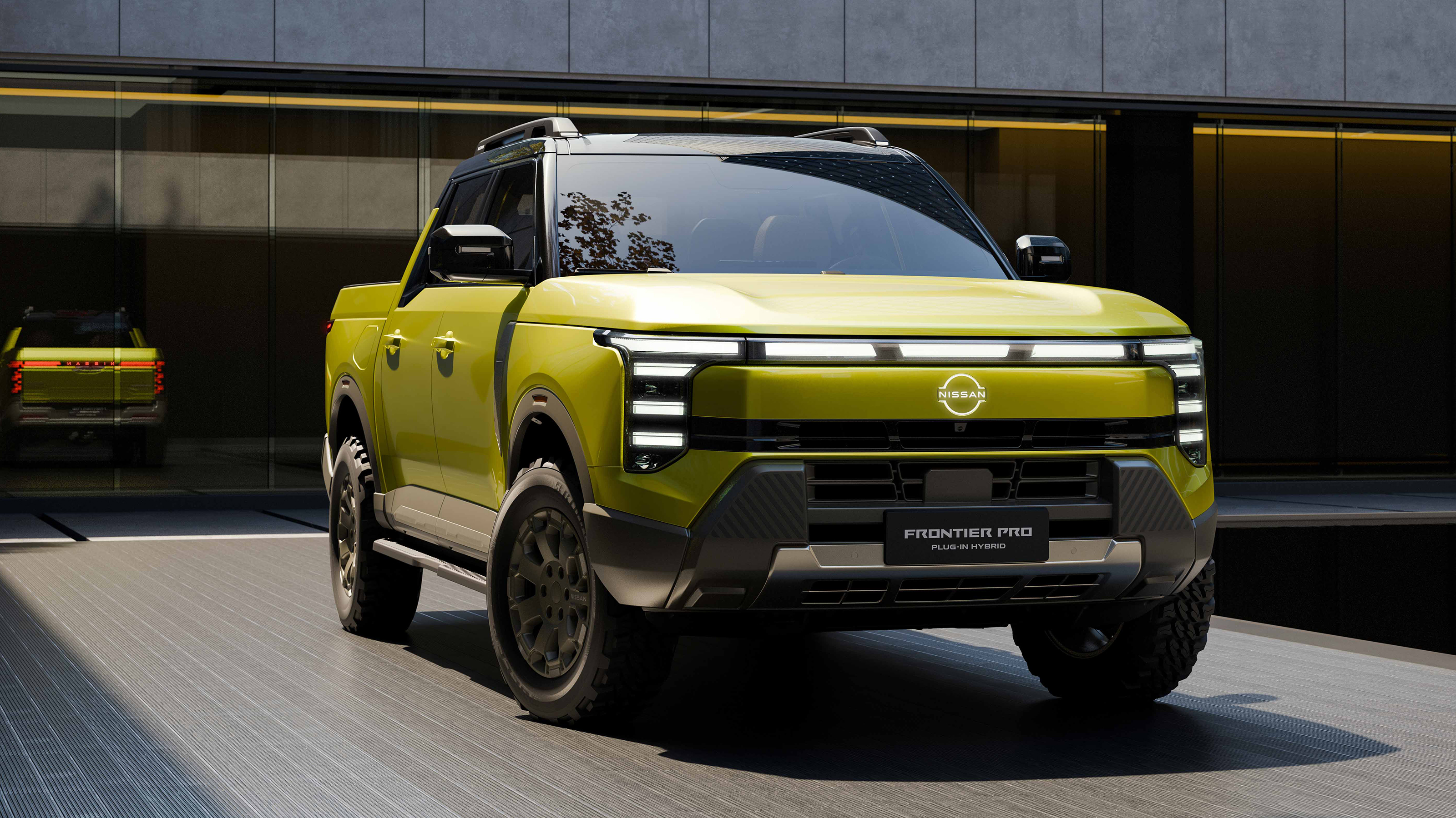 Nissan Frontier Pro hybrid - front end