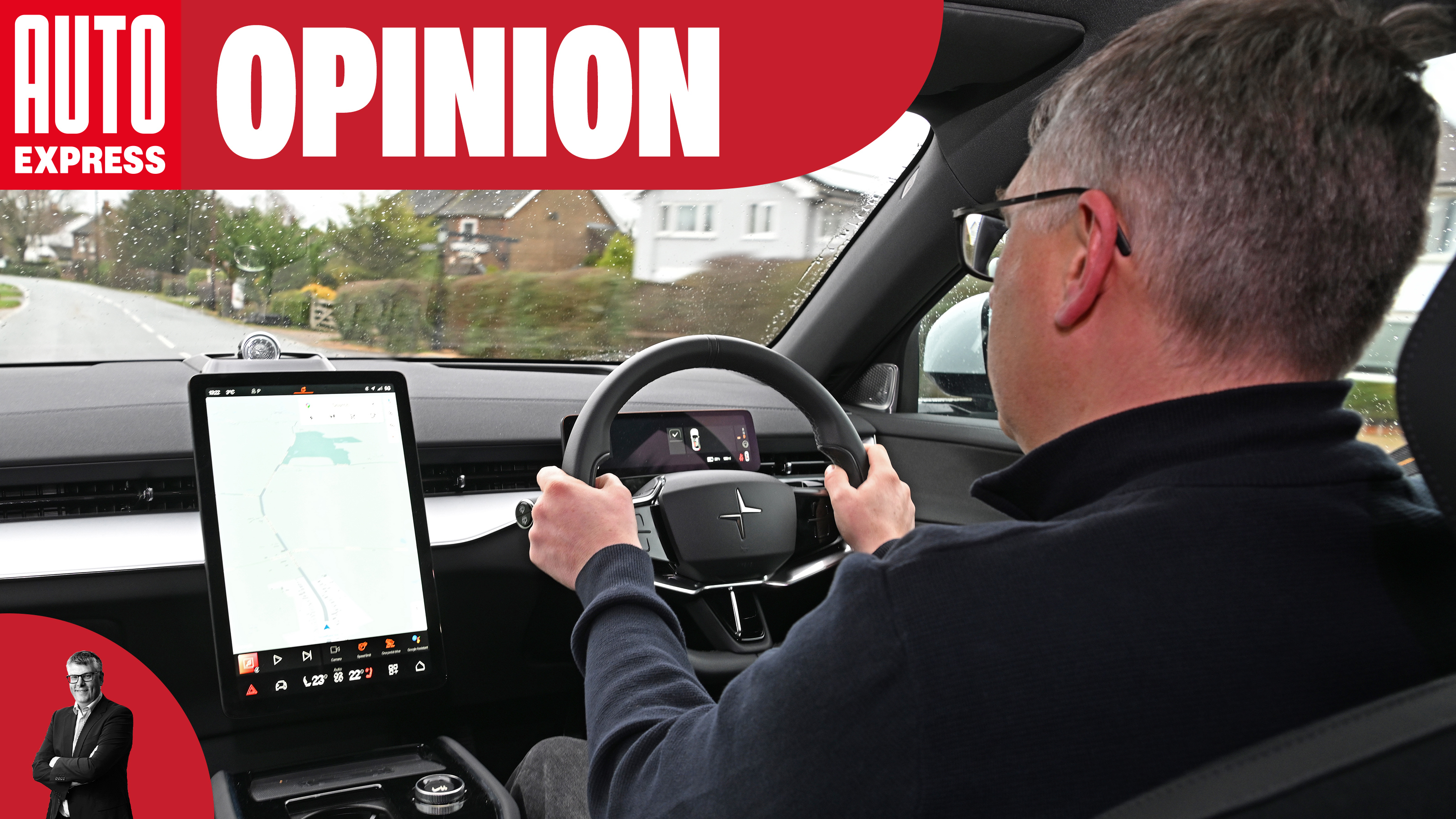 Opinion - Paul Barker driving the Polestar 3