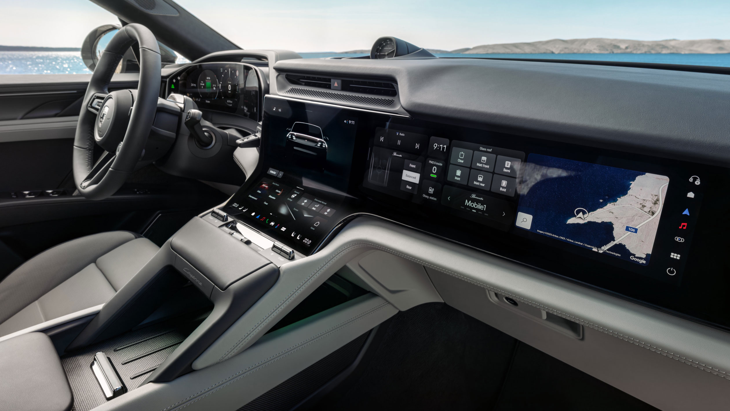 Porsche Cayenne Coupe Electric - Turbo dash