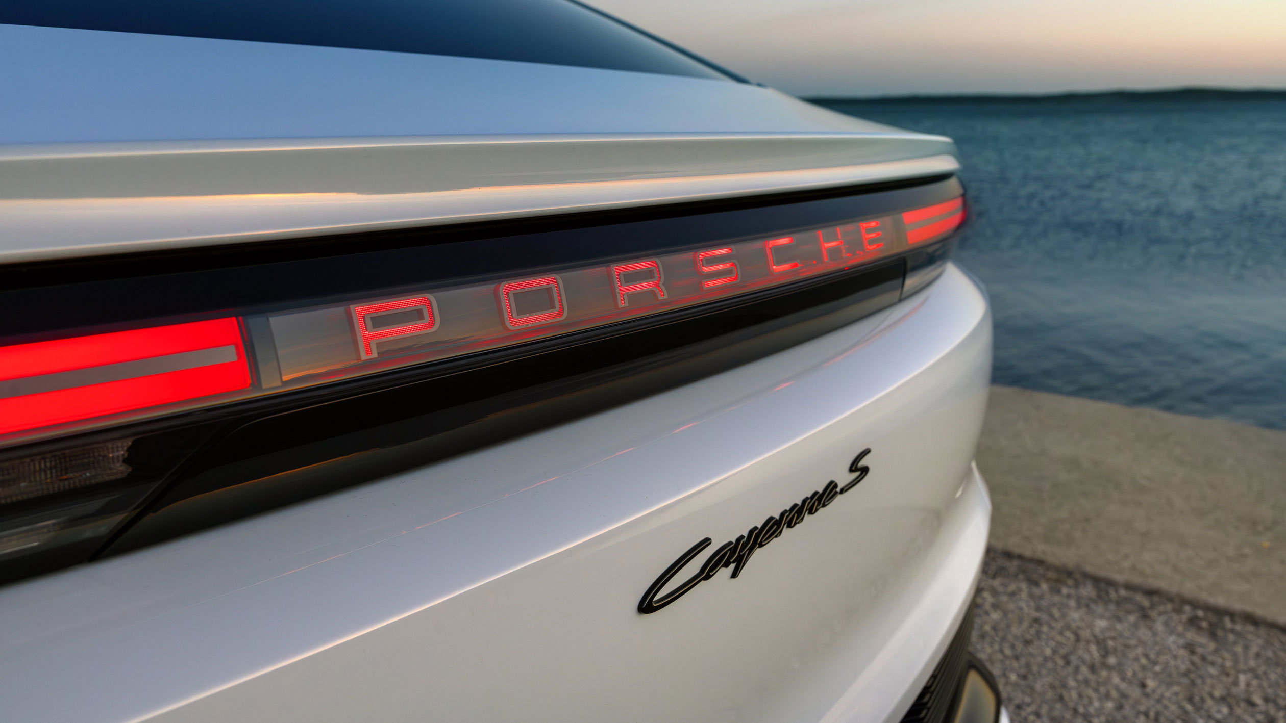 Porsche Cayenne Coupe Electric - S rear detail