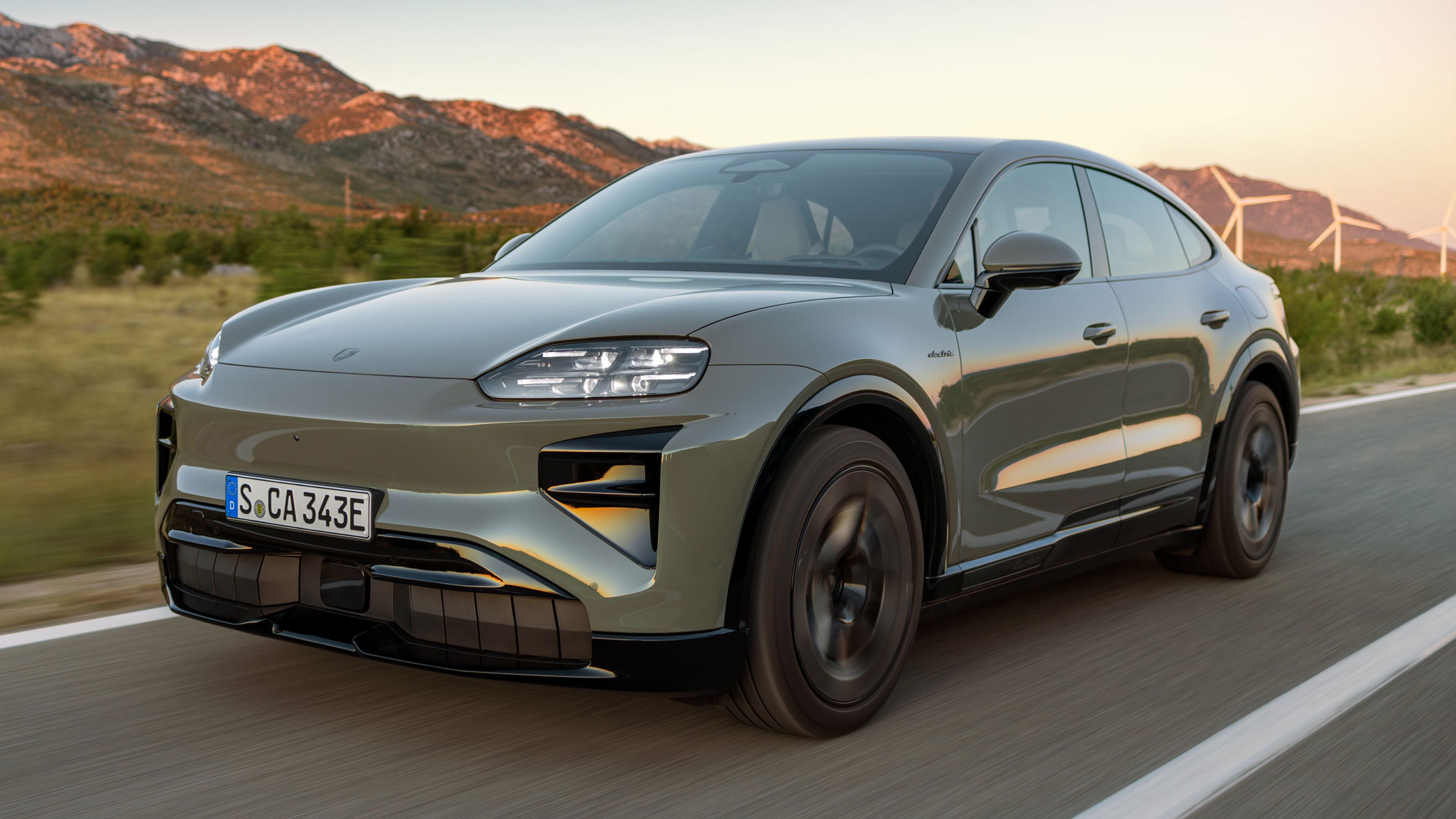 Porsche Cayenne Coupe Electric - Turbo front
