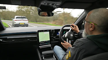 Renault Austral 2026 - car being driven by Auto Express senior test editor, Dean Gibson
