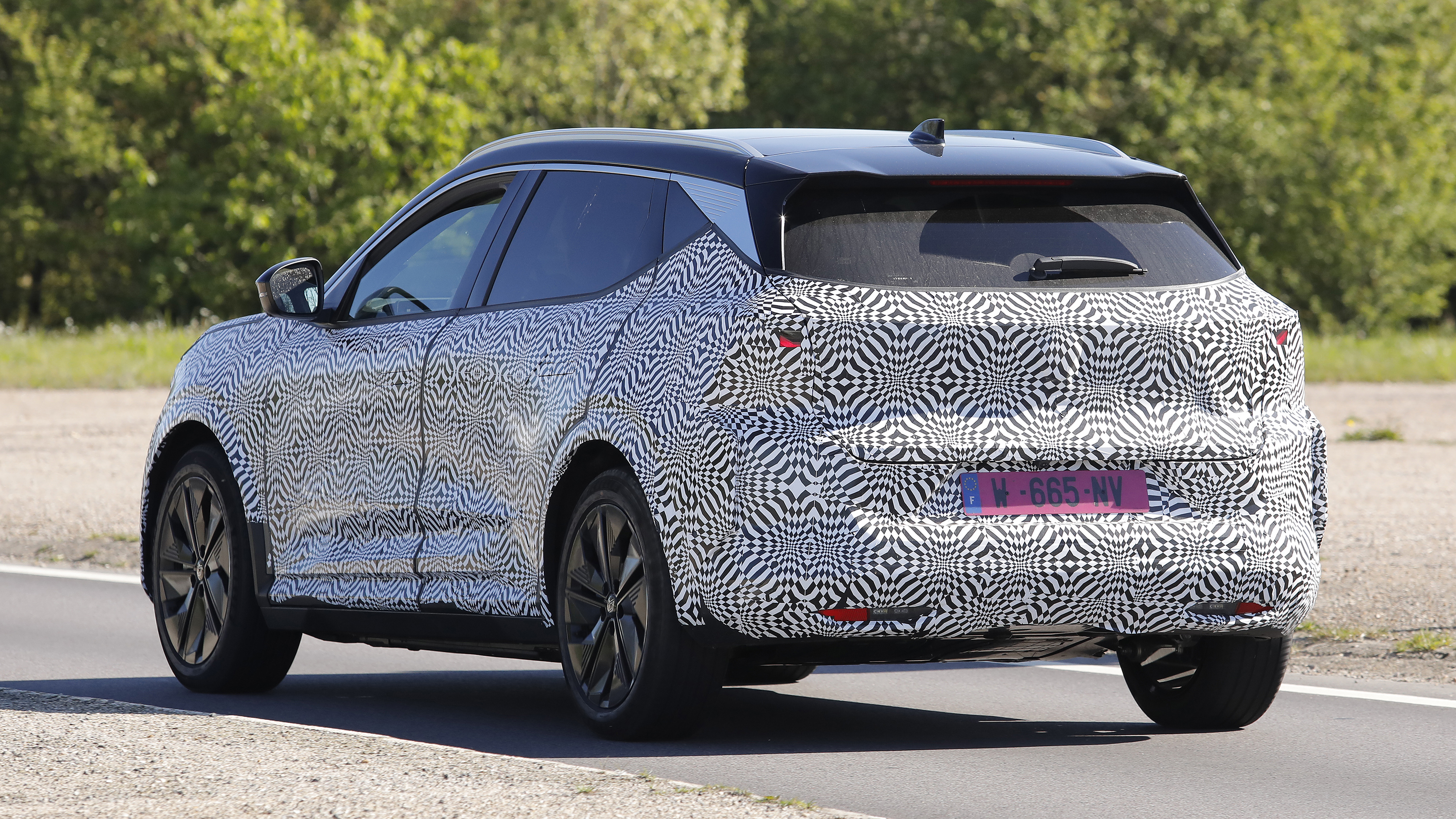 Renault Scenic facelift (camouflaged) - rear
