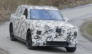 Rolls-Royce electric SUV (camouflaged) - front