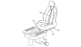 Seres in-car toilet patent image