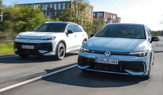 VW Golf and T-Roc full-hybrid - dynamic