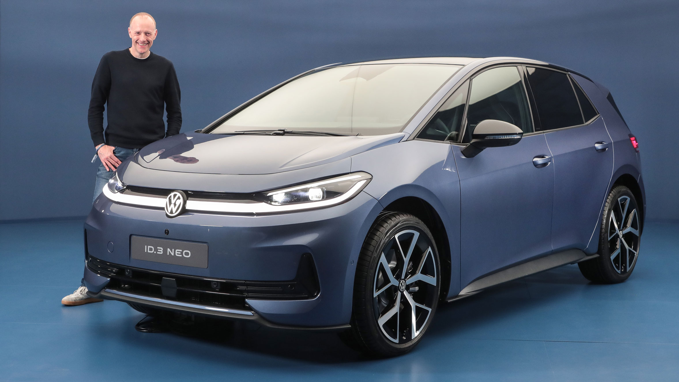 Phil McNamara with the Volkswagen ID.3 Neo