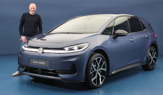 Phil McNamara with the Volkswagen ID.3 Neo