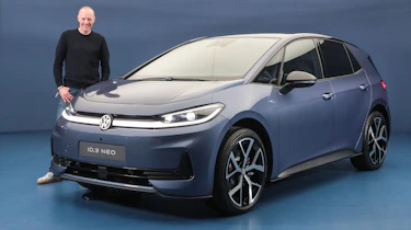 Phil McNamara with the Volkswagen ID.3 Neo