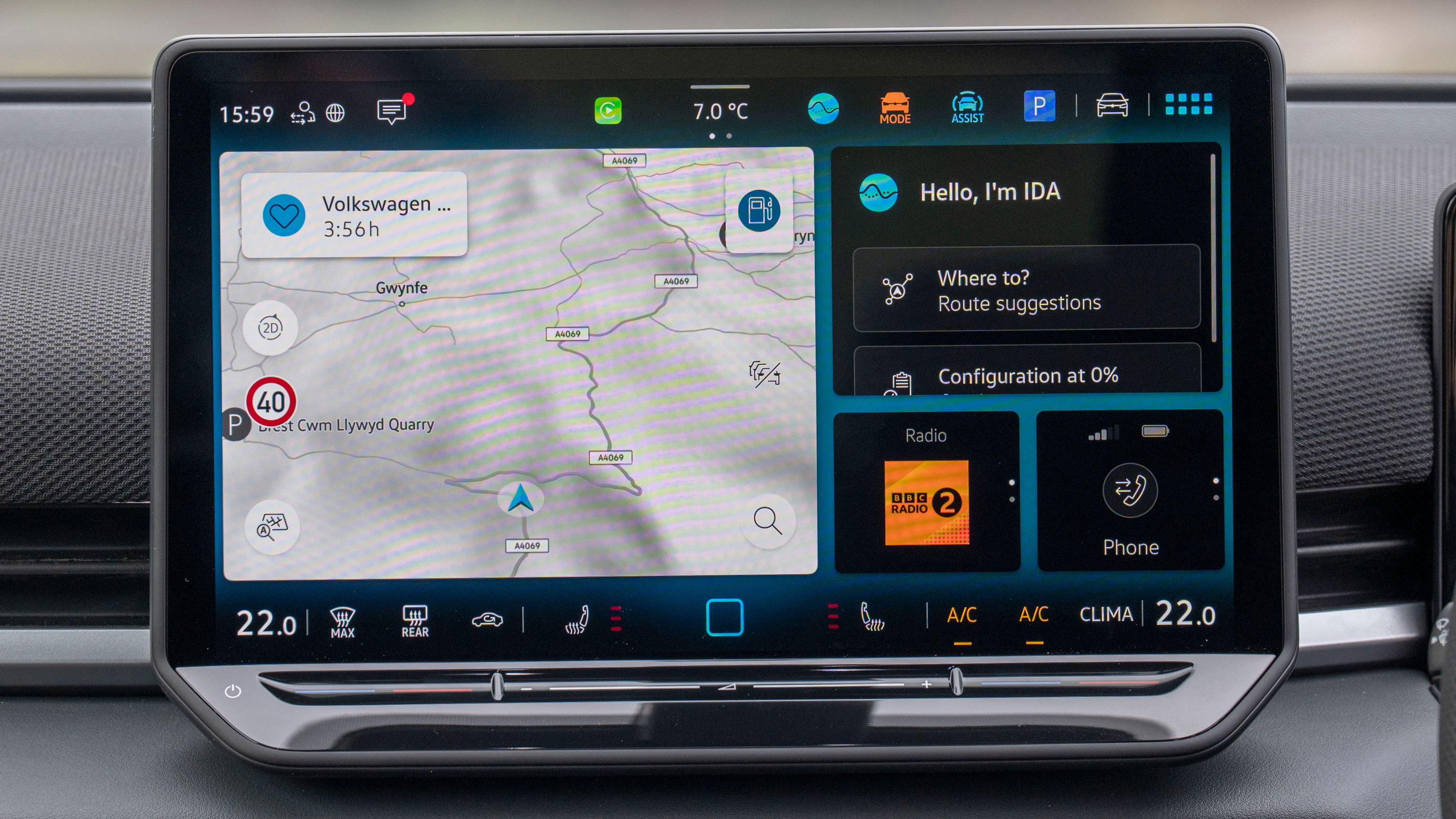 Volkswagen T-Roc R-Line - screen