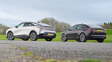Volvo ES90 vs DS No.8 - static rear