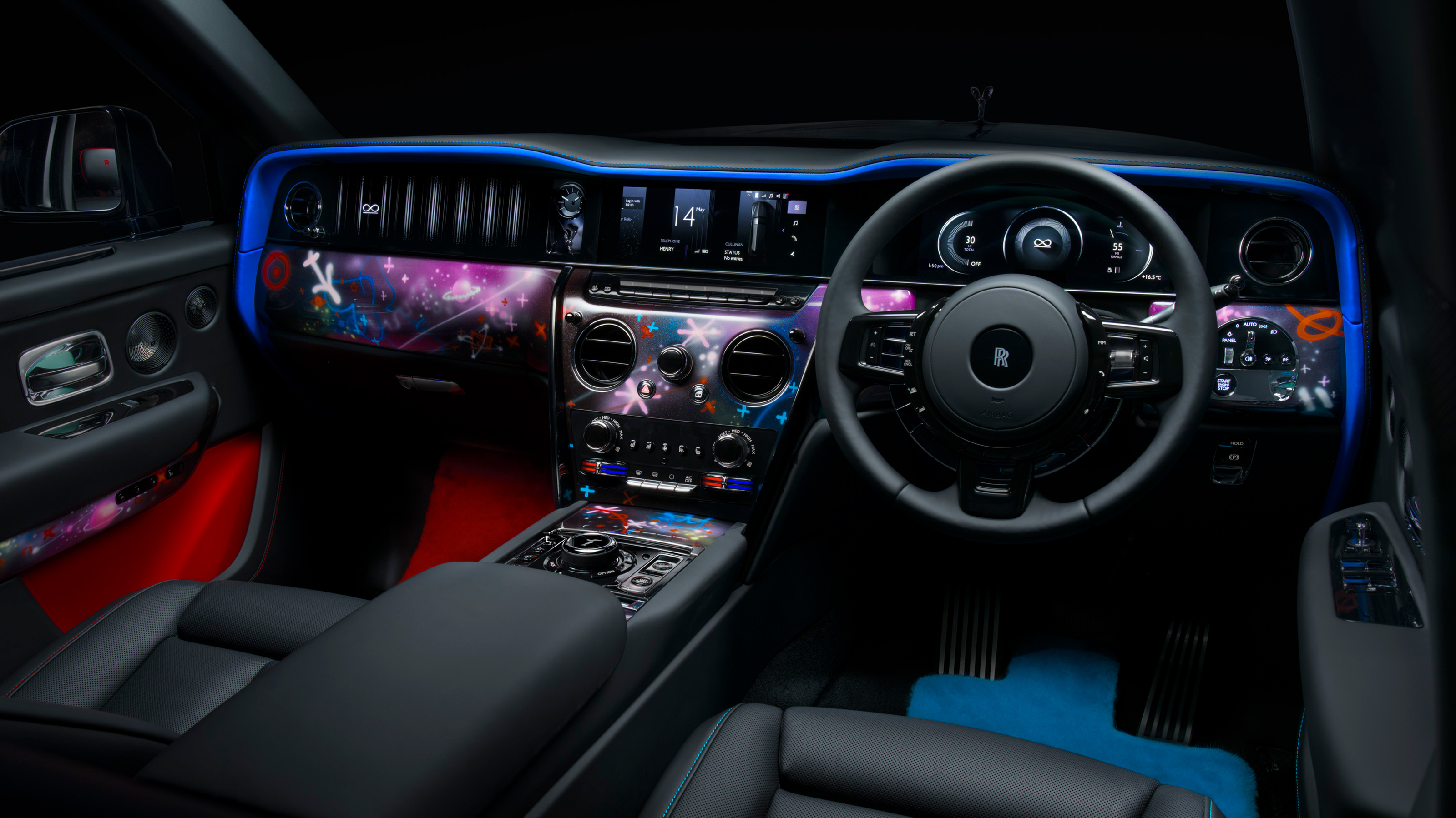 Rolls-Royce Black Badge Cullinan by Cyril Kongo - dashboard