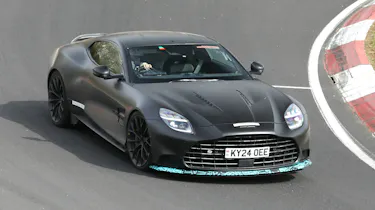 Aston Martin Vanquish S (camouflaged) - front cornering