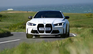 BMW M4 Competition - front cornering