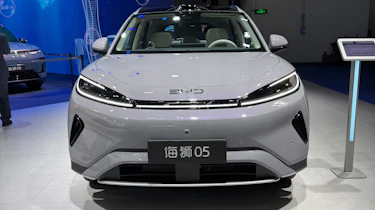 BYD Sealion 05 on display at Shanghai Auto Show
