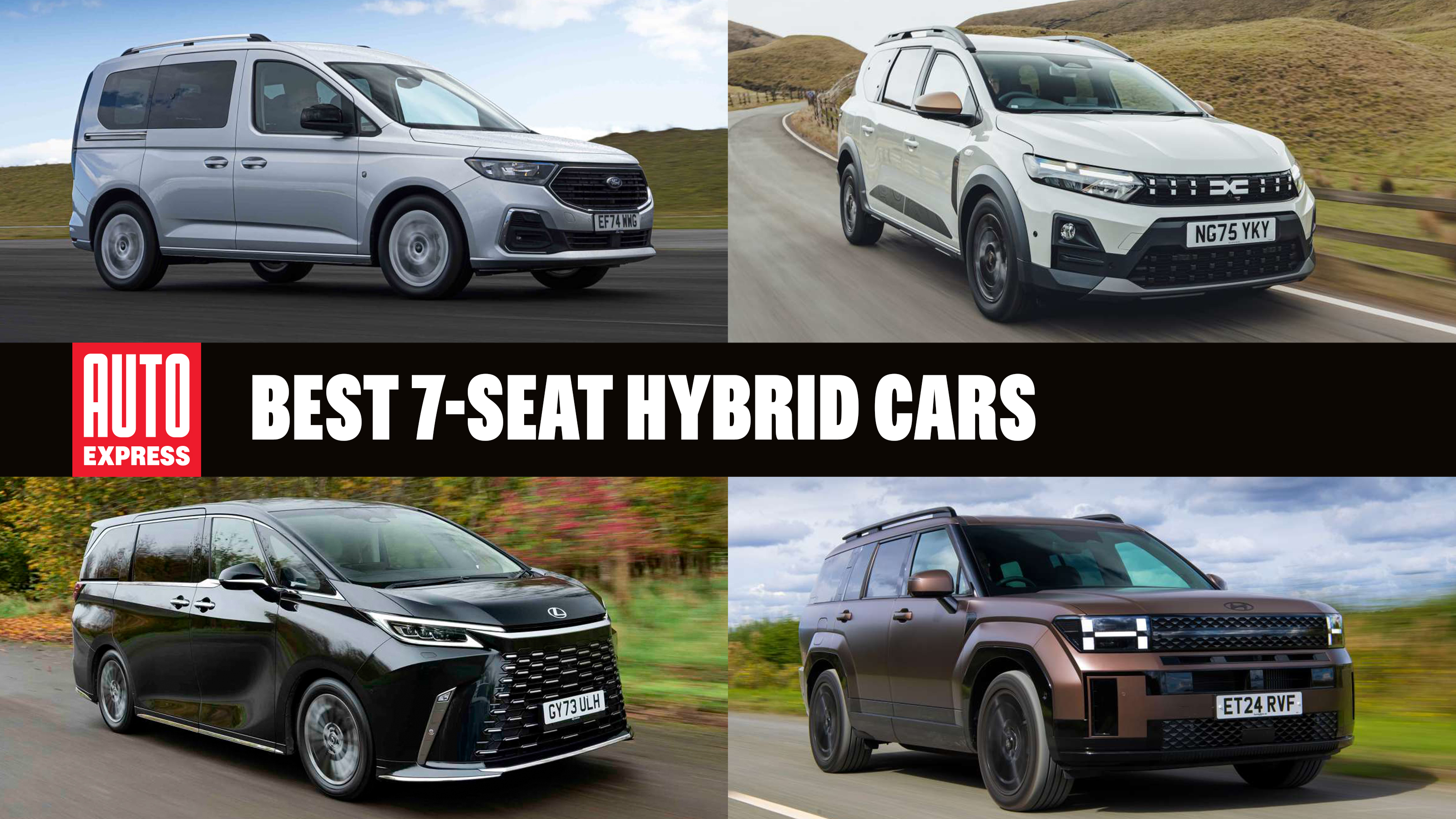 Best 7-seat hybrid cars - May 2026 update, header image 