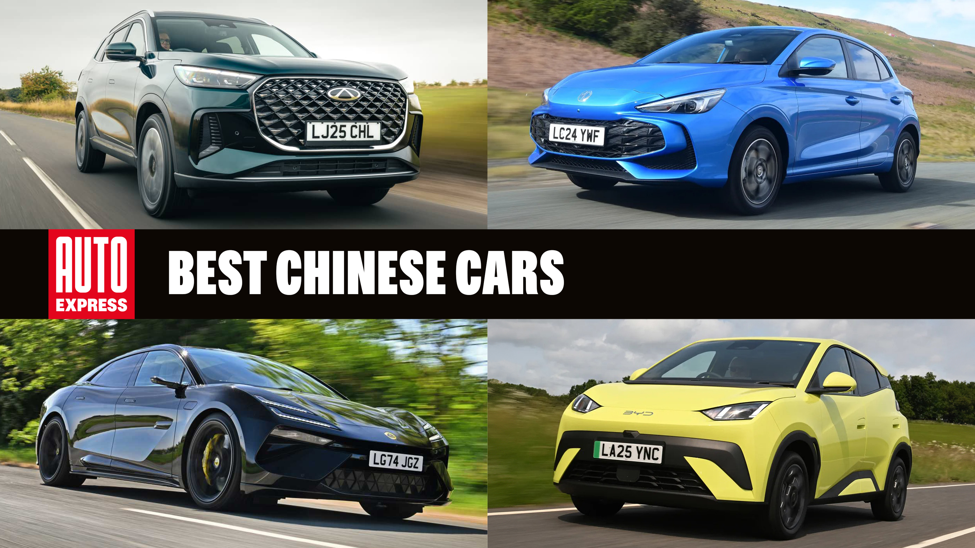 Best Chinese cars - header image, May 2026 update 