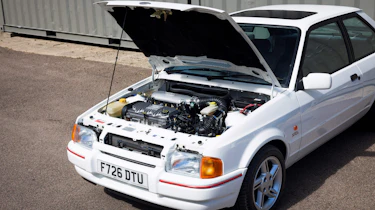 Ford Escort XR3i Tolman Edition - engine bay