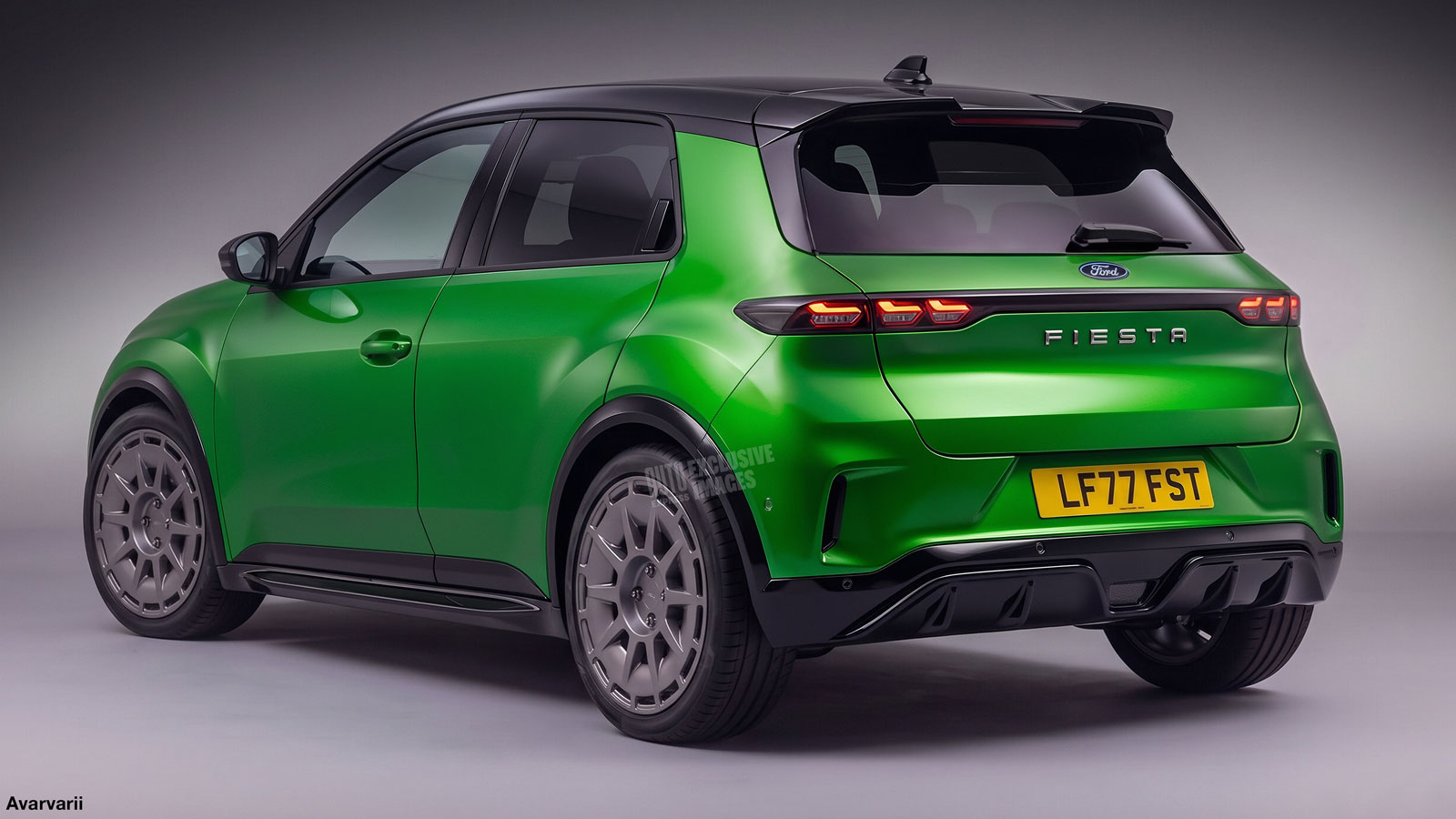 Ford Fiesta - rear render