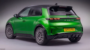 Ford Fiesta - rear render