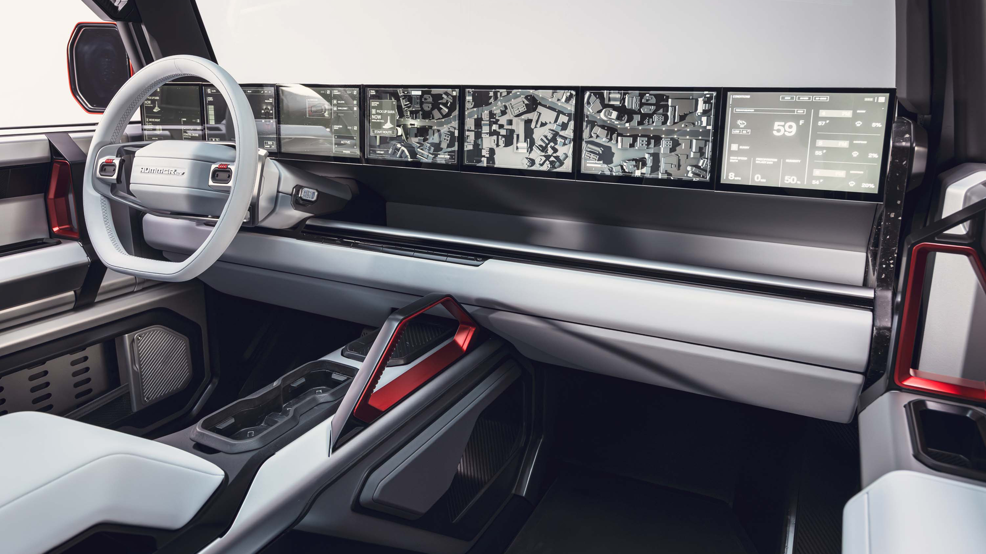 GMC Hummer X concept - dashboard