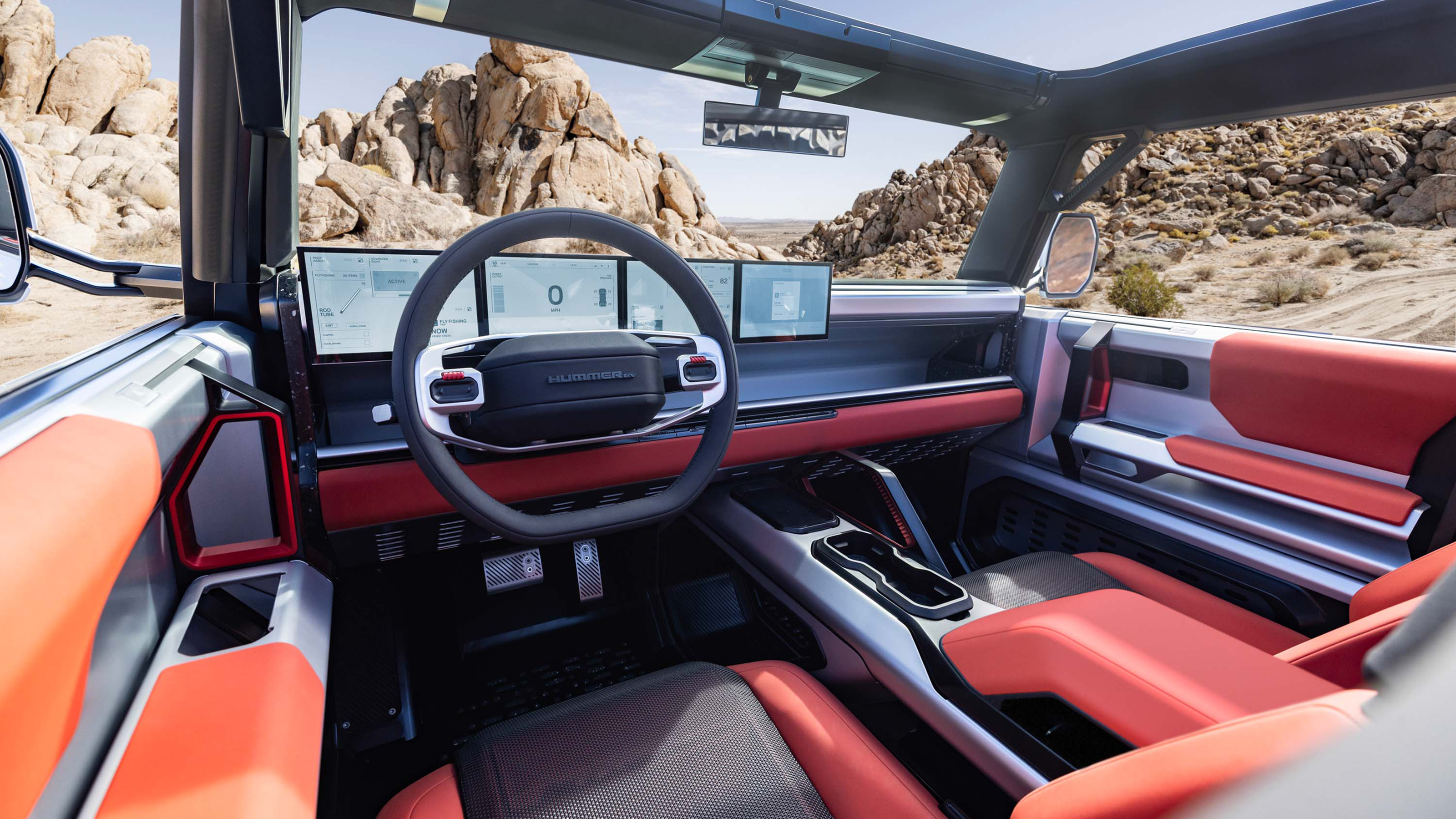 GMC Hummer X concept - interior overview