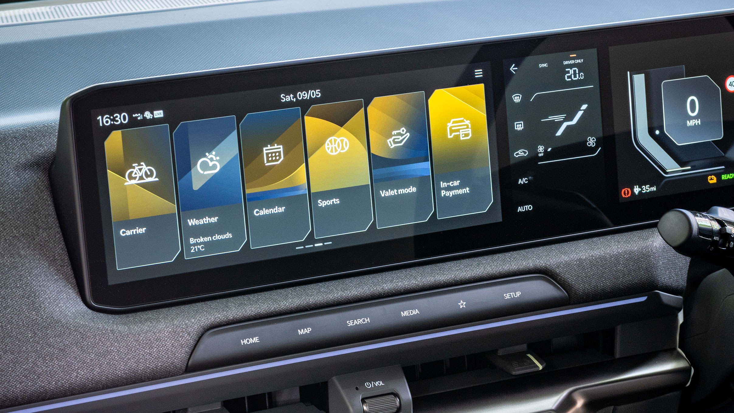 Kia EV2 UK - sat-nav