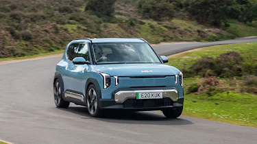 Kia EV2 UK - front cornering