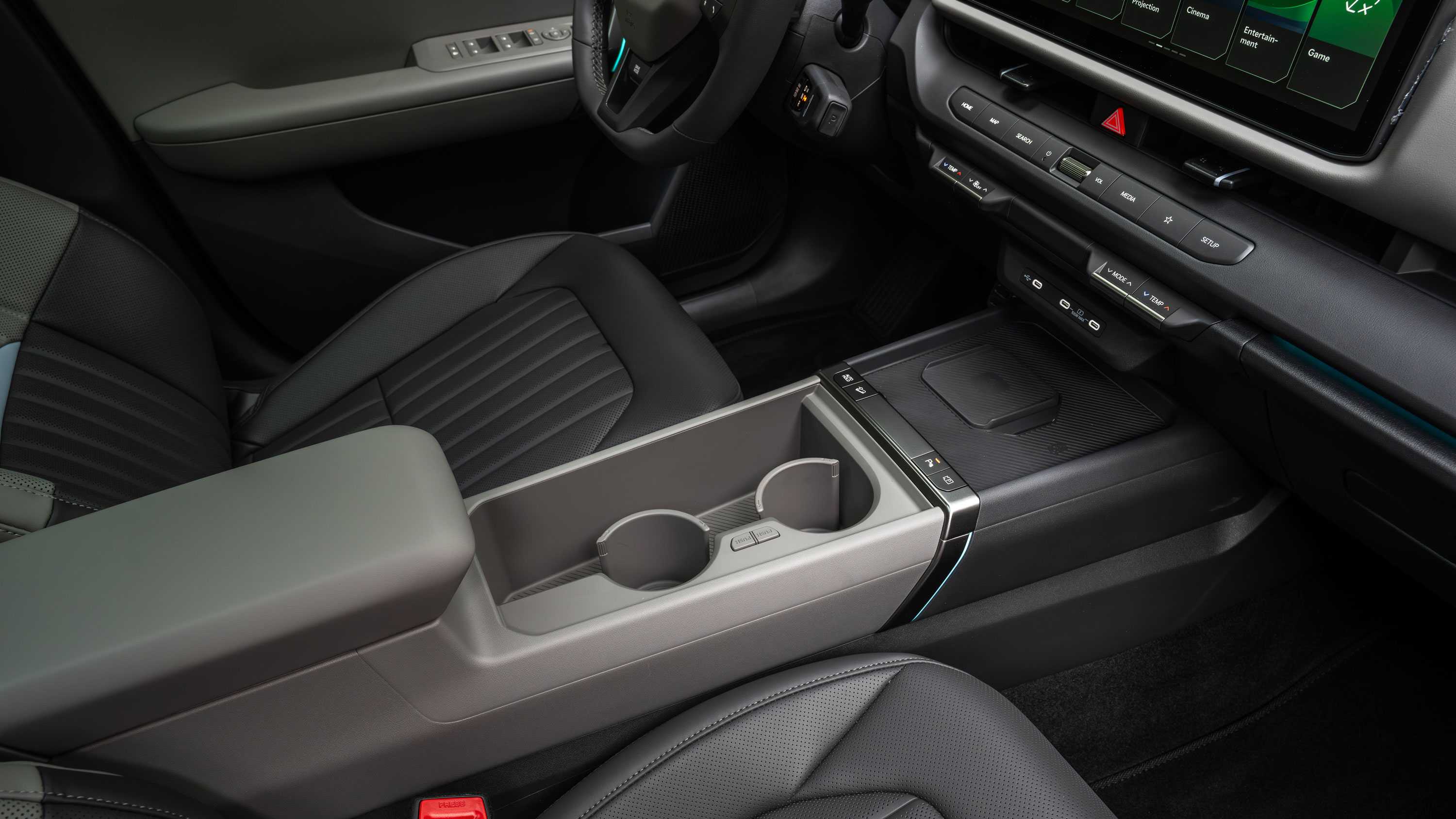 Kia Seltos - centre console