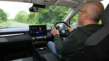 Auto Express senior test editor driving the MG4 Urban