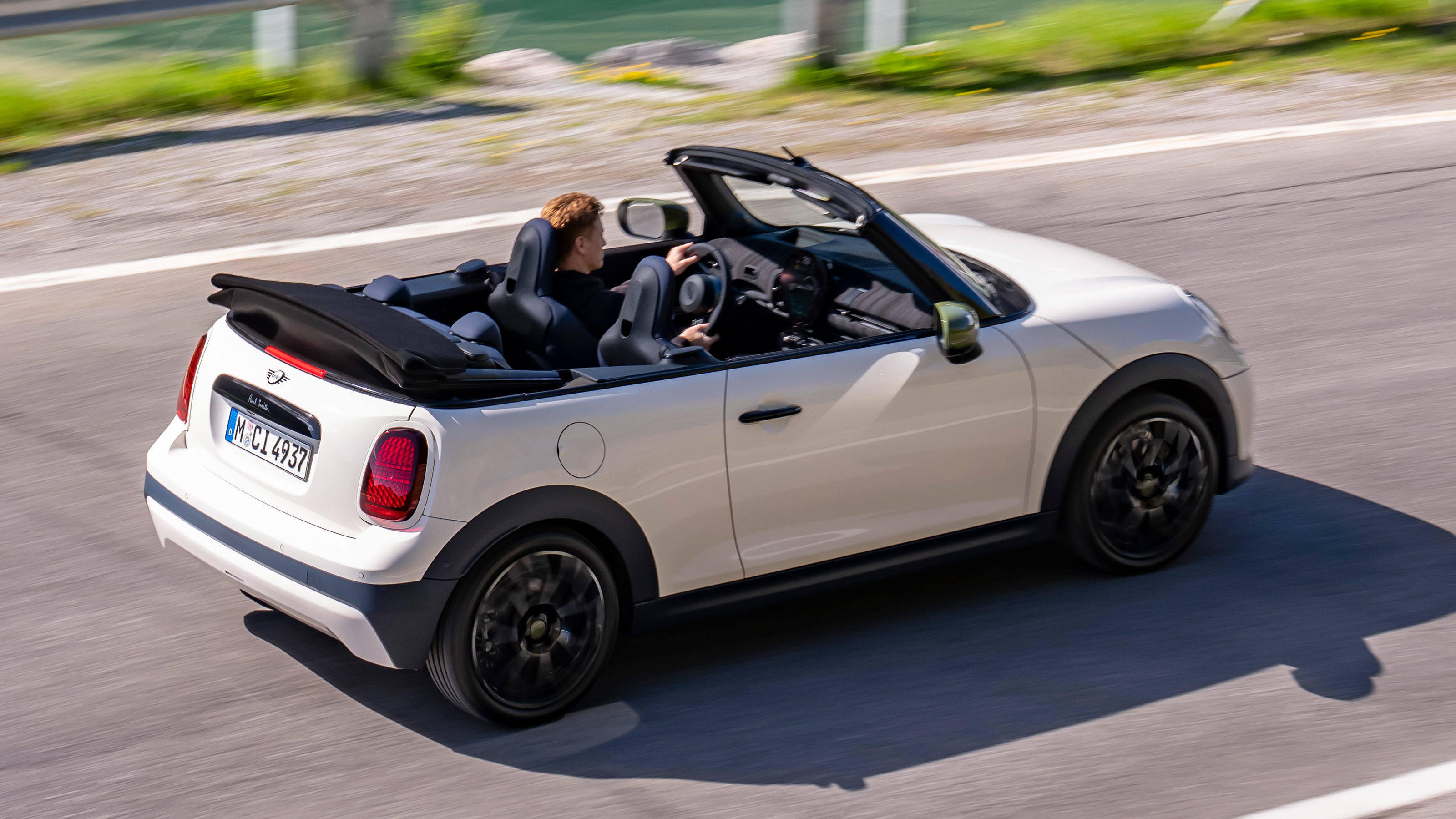 MINI Cooper Convertible S Paul Smith Edition - rear overhead