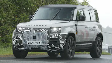 2027 Land Rover (camouflaged) - front