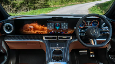 Mercedes GLC Electric - infotainment screen