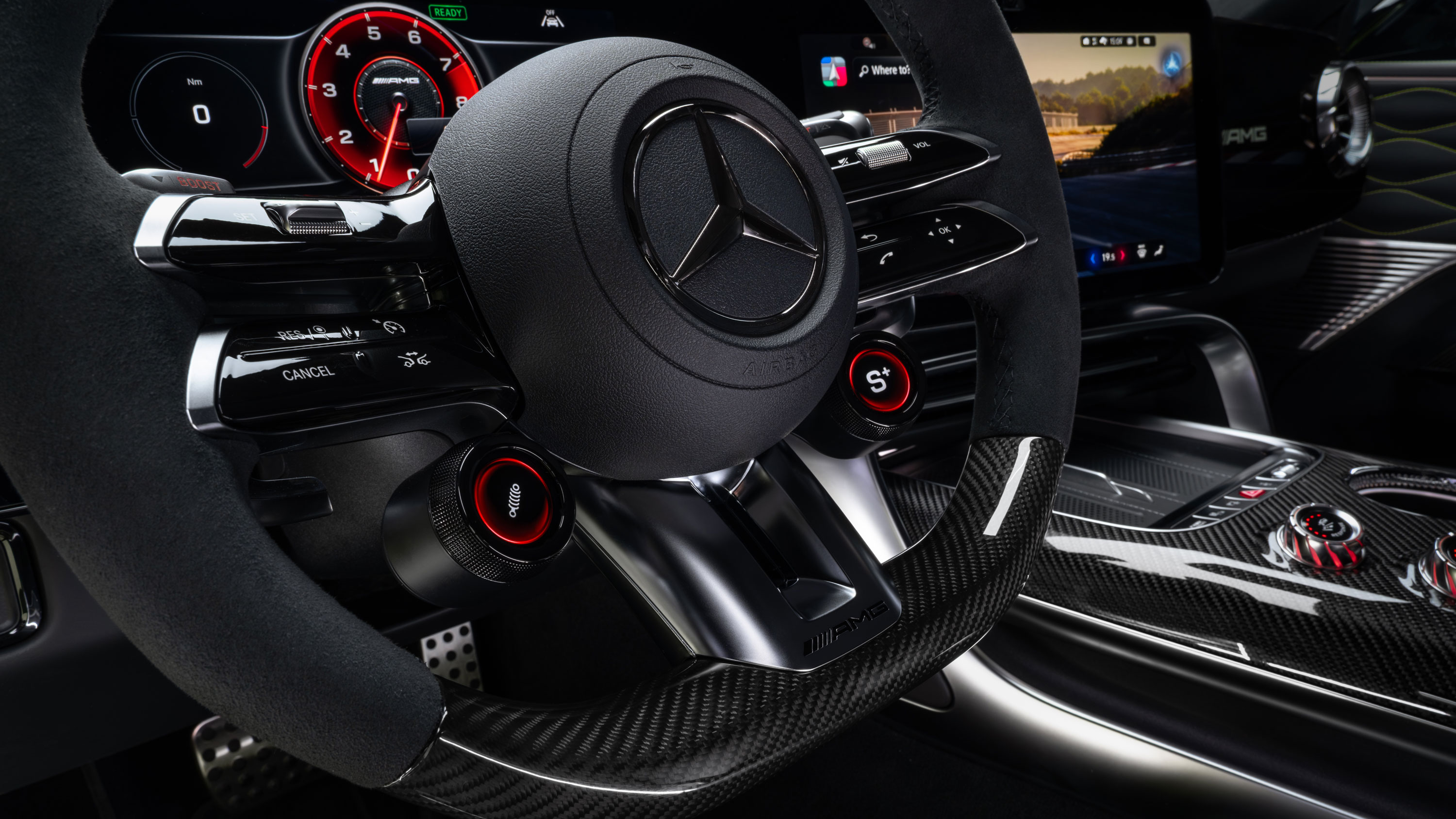 Mercedes-AMG GT 4-Door Coupe - steering wheel
